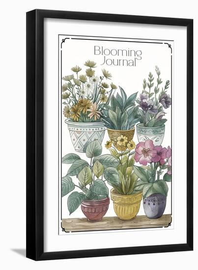 Blooming Journal-Sasha-Framed Giclee Print