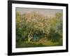 Blooming Lilac in Sunshine, 1873-Claude Monet-Framed Giclee Print