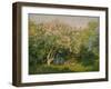 Blooming Lilac in Sunshine, 1873-Claude Monet-Framed Giclee Print