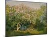 Blooming Lilac in Sunshine, 1873-Claude Monet-Mounted Giclee Print