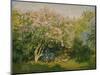 Blooming Lilac in Sunshine, 1873-Claude Monet-Mounted Premium Giclee Print