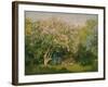 Blooming Lilac in Sunshine, 1873-Claude Monet-Framed Giclee Print