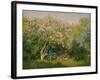 Blooming Lilac in Sunshine, 1873-Claude Monet-Framed Giclee Print