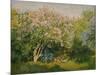 Blooming Lilac in Sunshine, 1873-Claude Monet-Mounted Giclee Print