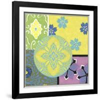 Blooming Medallion II-Chariklia Zarris-Framed Art Print