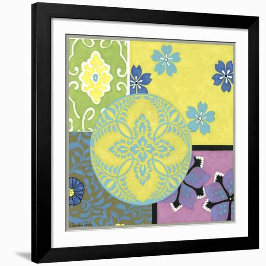 Blooming Medallion II-Chariklia Zarris-Framed Art Print