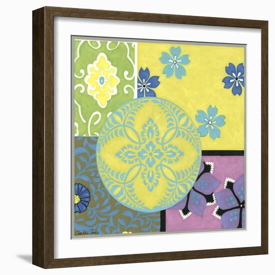 Blooming Medallion II-Chariklia Zarris-Framed Art Print