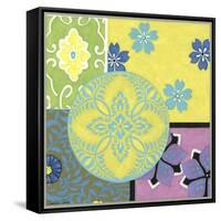 Blooming Medallion II-Chariklia Zarris-Framed Stretched Canvas