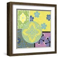 Blooming Medallion II-Chariklia Zarris-Framed Art Print