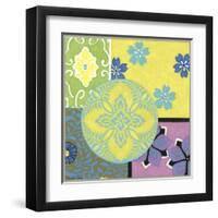 Blooming Medallion II-Chariklia Zarris-Framed Art Print