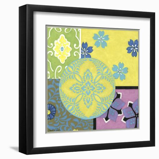 Blooming Medallion II-Chariklia Zarris-Framed Art Print