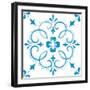 Blooming Orchard Tile II-Danhui Nai-Framed Art Print