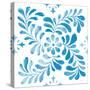 Blooming Orchard Tile V-Danhui Nai-Stretched Canvas