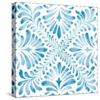 Blooming Orchard Tile VI-Danhui Nai-Stretched Canvas