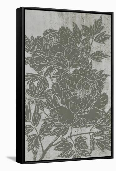 Blooming Peony I-Melissa Wang-Framed Stretched Canvas