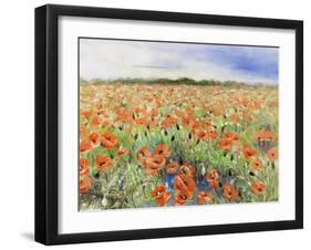 Blooming Poppy 3-Li Bo-Framed Giclee Print