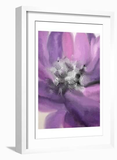 Blooming Purple-Kimberly Allen-Framed Art Print