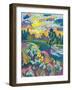 Blooming River Bank, 2009-Marta Martonfi-Benke-Framed Giclee Print