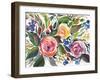 Blooming Roses-Kristy Rice-Framed Art Print