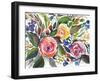 Blooming Roses-Kristy Rice-Framed Art Print