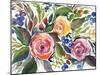 Blooming Roses-Kristy Rice-Mounted Art Print
