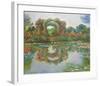 Blooming Round Arches at Giverny, 1913-Claude Monet-Framed Art Print