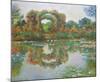 Blooming Round Arches at Giverny, 1913-Claude Monet-Mounted Art Print