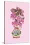 Blooming Vase in Pink-Ania Zwara-Stretched Canvas