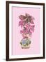 Blooming Vase in Pink-Ania Zwara-Framed Photographic Print