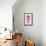Blooming Vase in Pink-Ania Zwara-Framed Stretched Canvas displayed on a wall