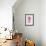 Blooming Vase in Pink-Ania Zwara-Framed Photographic Print displayed on a wall