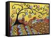 Blooming Village 1-Karla Gerard-Framed Stretched Canvas