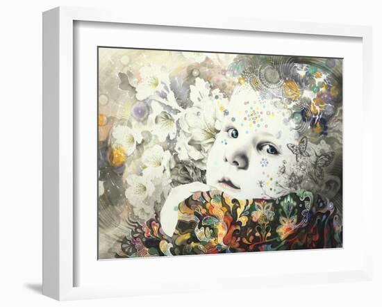 Blooming-Minjae-Framed Giclee Print