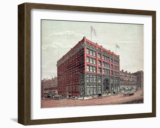 Bloomingdale's Souvenir, 1886-null-Framed Giclee Print