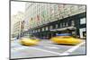 Bloomingdales Department Store and yellow taxi cabs, Lexington Avenue, Manhattan, New York City, Un-Fraser Hall-Mounted Photographic Print