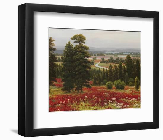 Blooms Above the Valley-Hilger-Framed Art Print