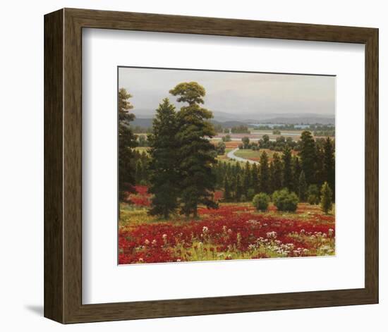 Blooms Above the Valley-Hilger-Framed Art Print