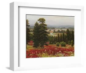 Blooms Above the Valley-Hilger-Framed Art Print