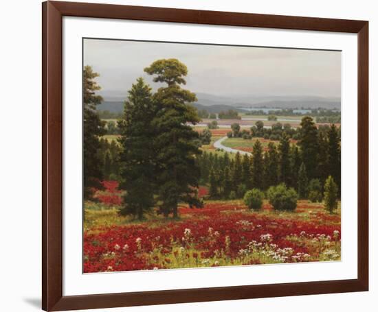 Blooms Above the Valley-Hilger-Framed Art Print