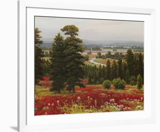 Blooms Above the Valley-Hilger-Framed Art Print