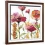 Blooms and Greens-Rebecca Meyers-Framed Giclee Print