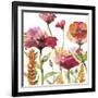 Blooms and Greens-Rebecca Meyers-Framed Giclee Print