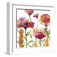 Blooms and Greens-Rebecca Meyers-Framed Art Print