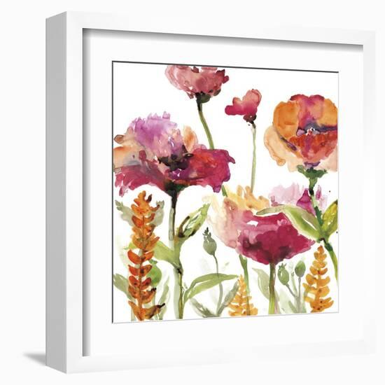 Blooms and Greens-Rebecca Meyers-Framed Art Print