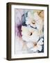 Blooms Aquas I-Leticia Herrera-Framed Art Print