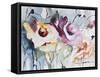 Blooms Aquas IV-Leticia Herrera-Framed Stretched Canvas