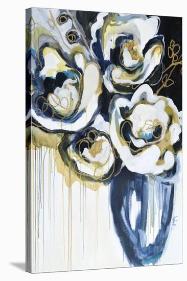 Blooms In Blue-Angela Maritz-Stretched Canvas
