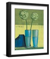 Blooms in Green-Anna Flores-Framed Art Print