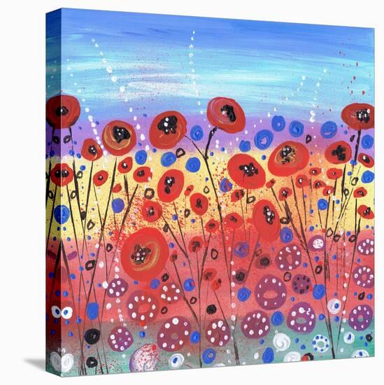 Blooms in Summer-Caroline Duncan-Stretched Canvas