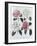 Blooms of Various Flowered Camellia-Augusta Withers-Framed Giclee Print